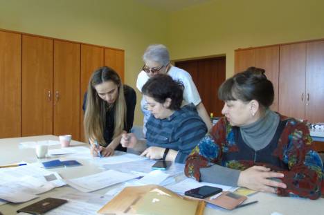 Zdjęcie 5 ze spotkania pracowników MOPSiWR w Centrum Kulturalno Społecznym w Laskówce Chorąskiej z obywatelami Ukrainy